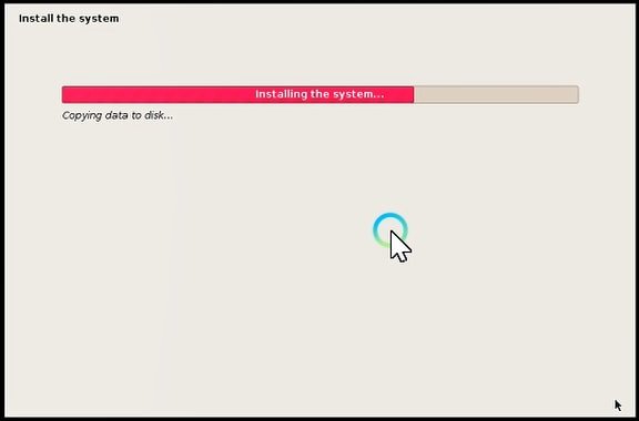 install the system
